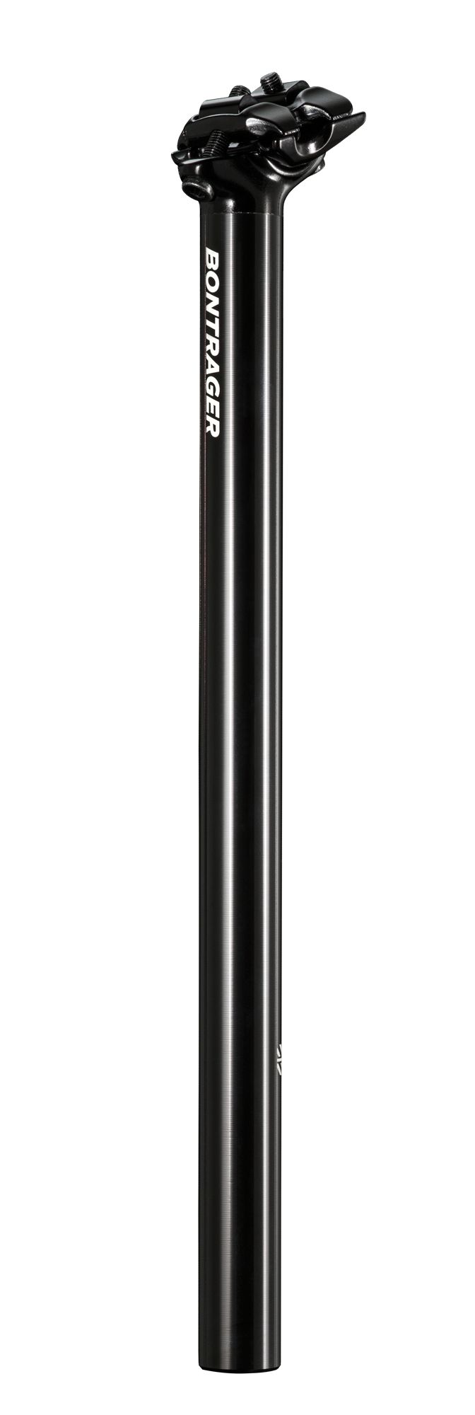 Tija de sillín Bontrager Comp con offset de 8 mm - 31.6 x 400 mm - Negra