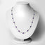 6.12 Carat Genuine Amethyst Necklace in Sterling Silver