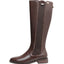 Botas de Caballero de Piel de Vaca de Tacón Bajo Premium para Mujeres