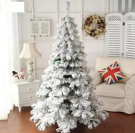 Gran Árbol de Navidad Blanco Nieve