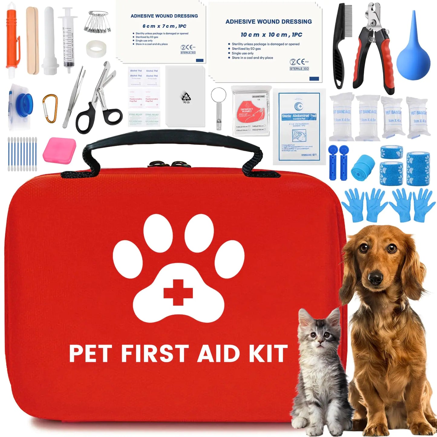 Trousse de premiers secours complète pour chiens et chats