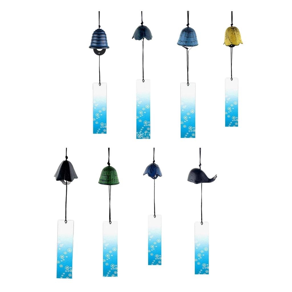 Carillon à vent japonais traditionnel Furin - Cloches en fonte Nambu