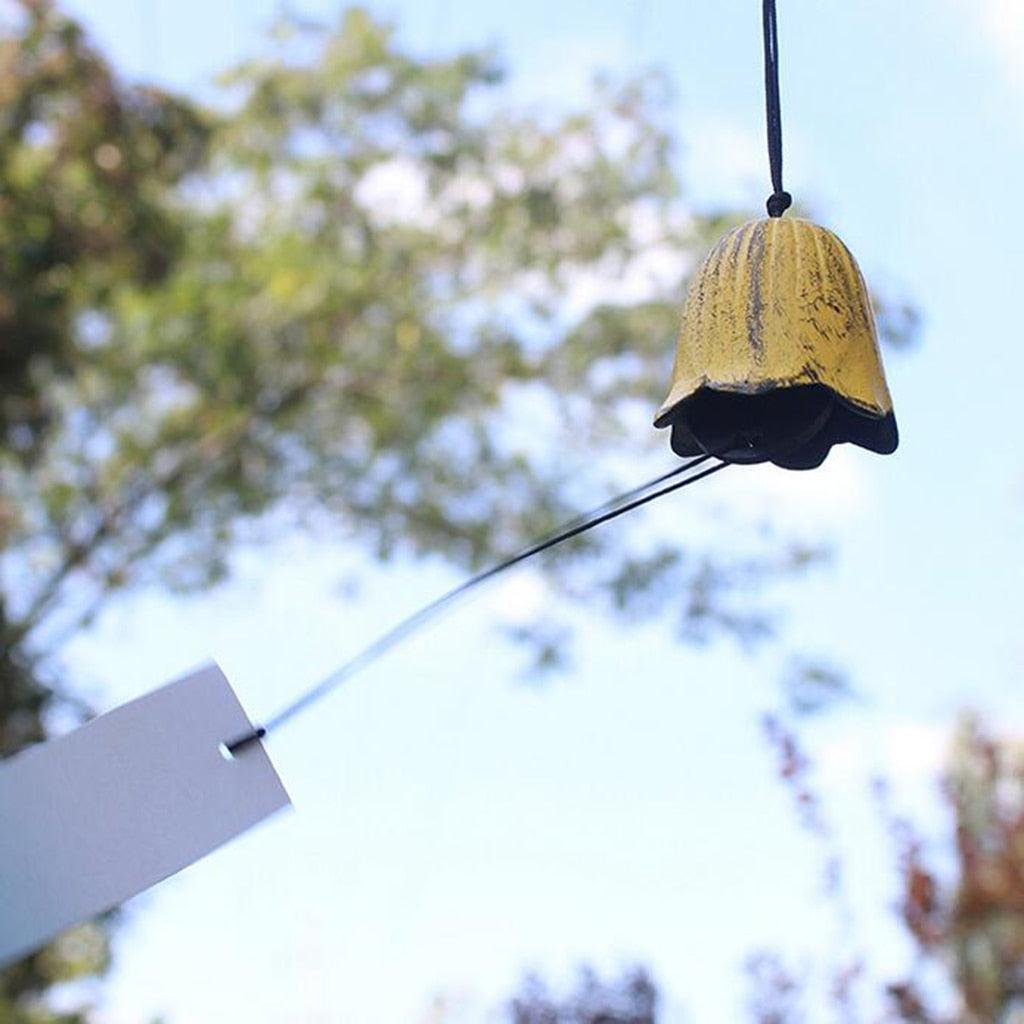 Carillon à vent japonais traditionnel Furin - Cloches en fonte Nambu