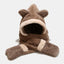 Gorro de Invierno de Peluche Adorable con Bufanda y Manoplas