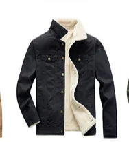 Chaqueta de mezclilla para mujer otoño invierno