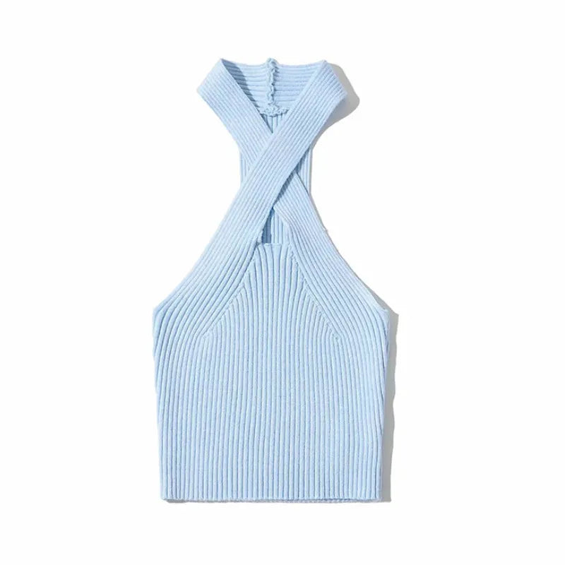 Camisole Élégante à Devant Croisé pour Femmes