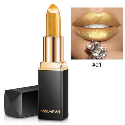 9 Colors Waterproof Glitter Lipstick - Korvel