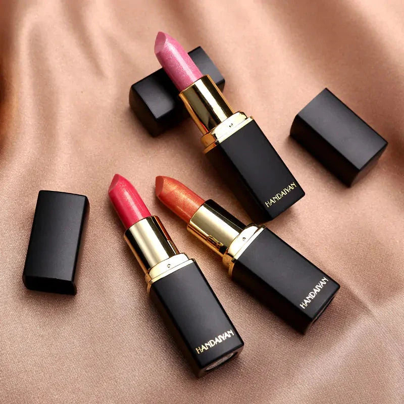 9 Colors Waterproof Glitter Lipstick - Korvel
