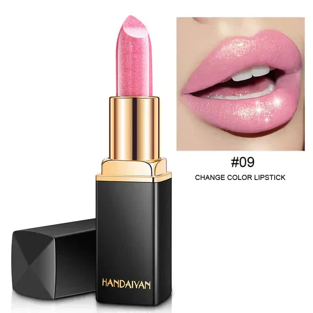 9 Colors Waterproof Glitter Lipstick - Korvel