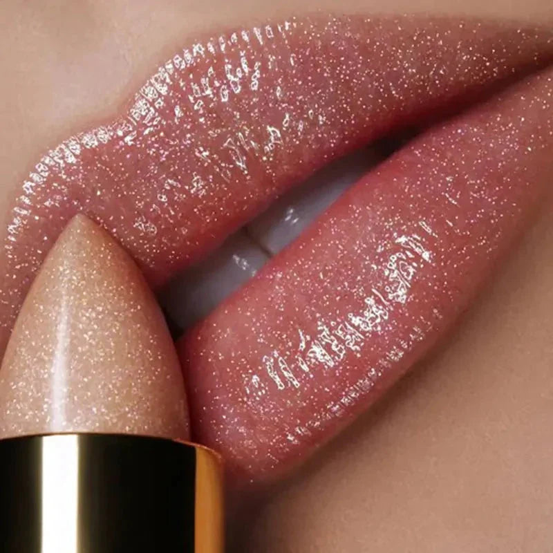 9 Colors Waterproof Glitter Lipstick - Korvel