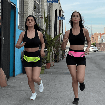 Water-Resistant Sport Waist Pack with Reflective Strip