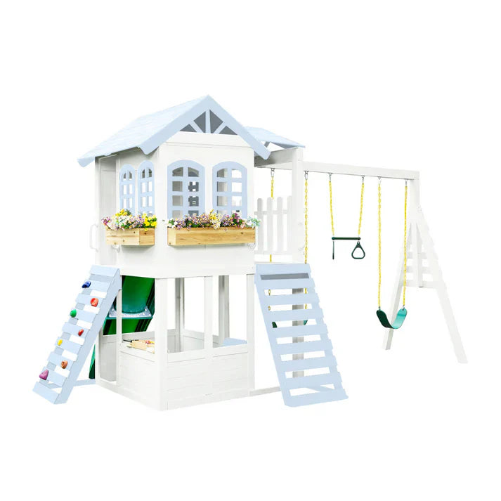 2MamaBees Reign Two Story Swing Set - Korvel