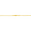 Collar de Diamantes de Corte Princesa de 1/2 Cttw en Oro Amarillo y Blanco de 10K