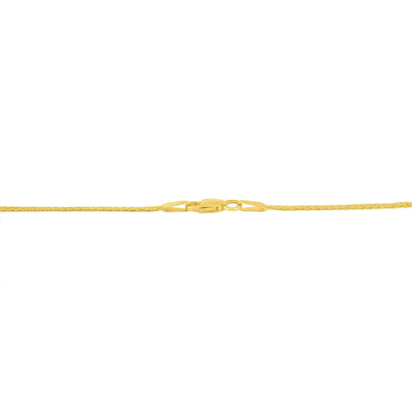 Collar de Diamantes de Corte Princesa de 1/2 Cttw en Oro Amarillo y Blanco de 10K