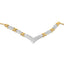 Collier Déclaration en Diamant en Or 10K en Forme de V - 1,0 Cttw
