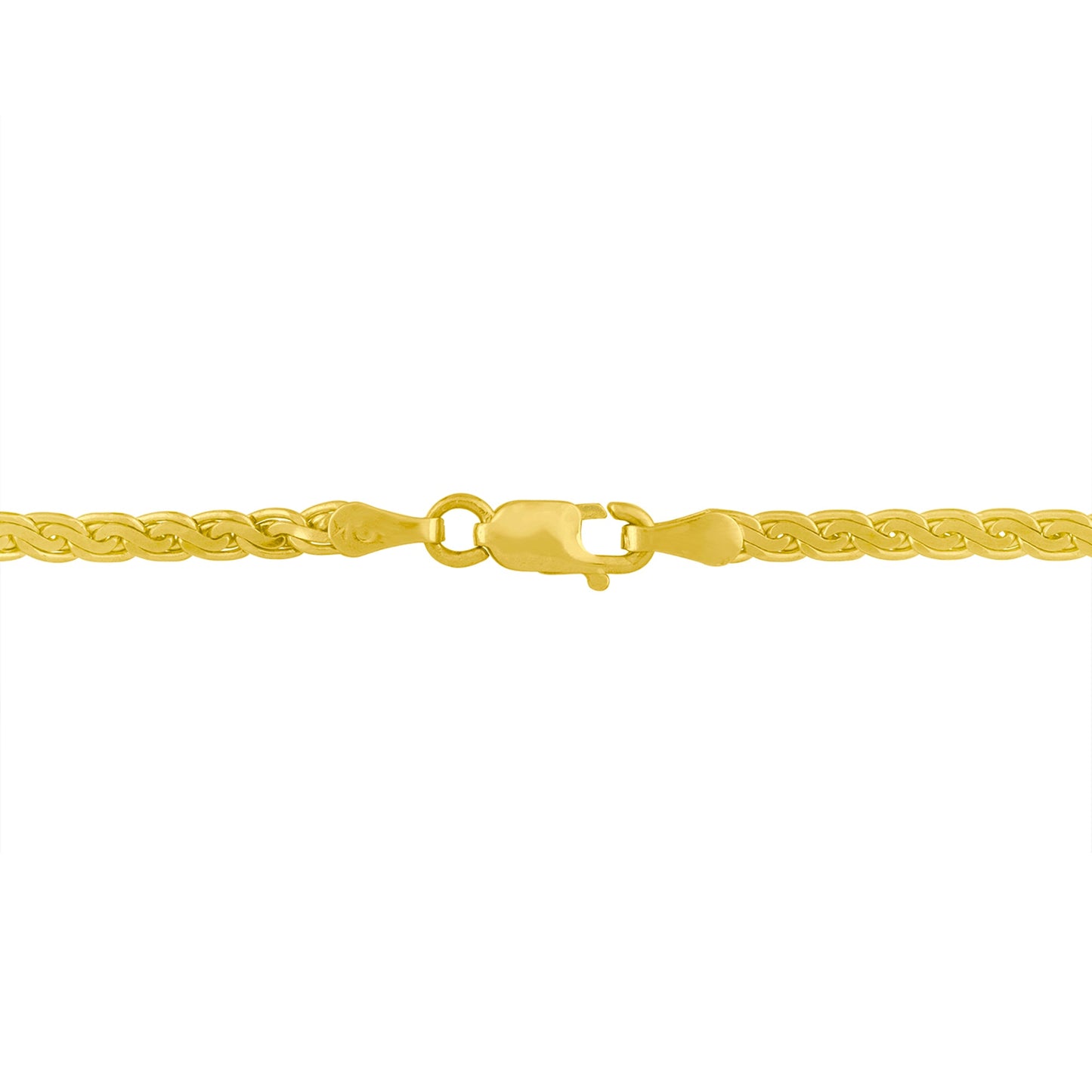 Collar de Pendiente en Forma de V con Diamantes de Corte Princesa de Oro de 14K