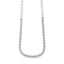 Collier Riviera en diamant cluster en or blanc 14K certifié IGI