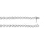 Collier Riviera en diamant cluster en or blanc 14K certifié IGI