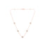 Collier en argent sterling plaqué or avec diamants