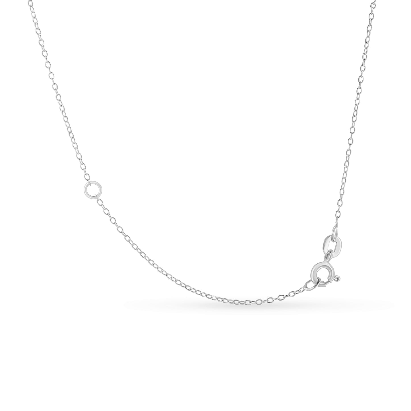 Collier Pendentif en Argent Sterling 0,5 Cttw avec Diamant en Monture Bezel