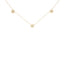 Collar de Cadena Floral de Diamantes en Oro Amarillo de 10K