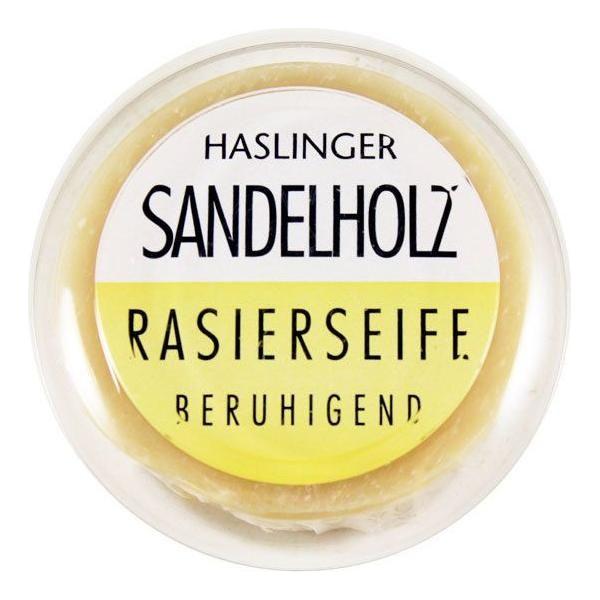 Haslinger Sandalwood Shave Soap in Case - 60g