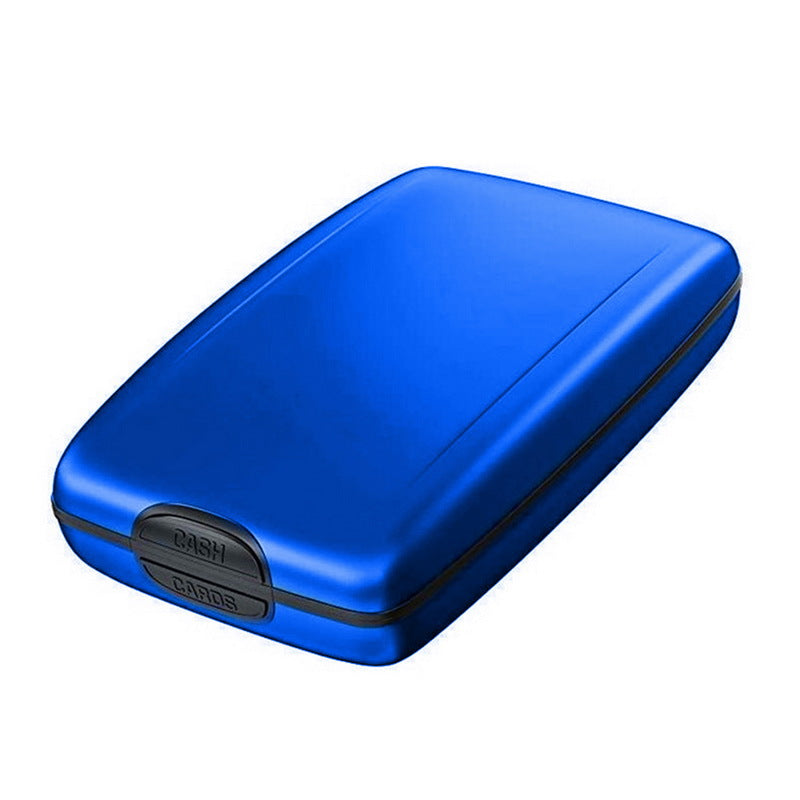 Fashion Bank Card Business Card Case Aluminum Alloy Bank Card Wallet Card Holder Bag Aluminum Bag - Korvel