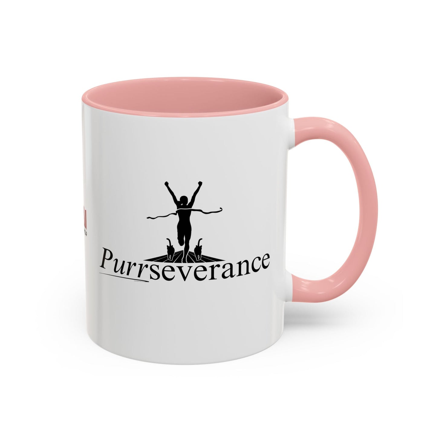 Purrseverance Accent Coffee Mug - Stylish & Functional