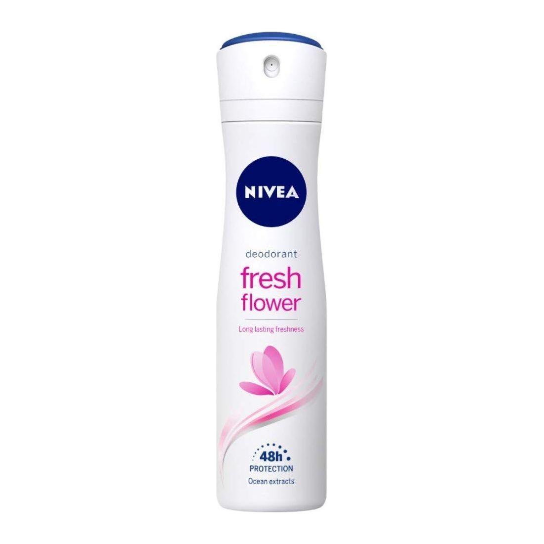 Nivea Fresh Flower Longlasting Freshness Deodorant Spray 150ml