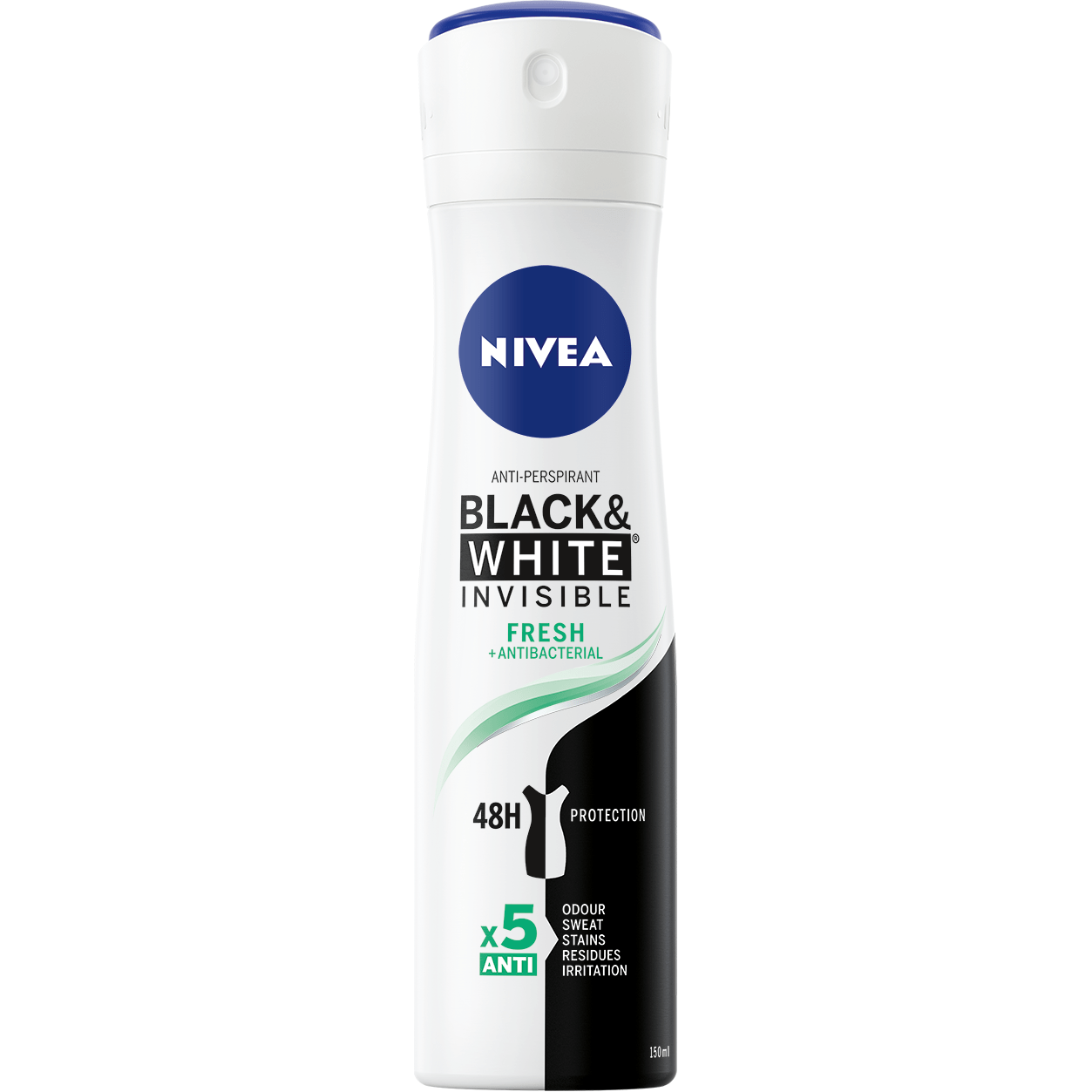Déodorant Spray Nivea Invisible Black & White Fresh 150ml