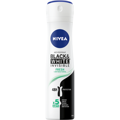 Déodorant Spray Nivea Invisible Black & White Fresh 150ml