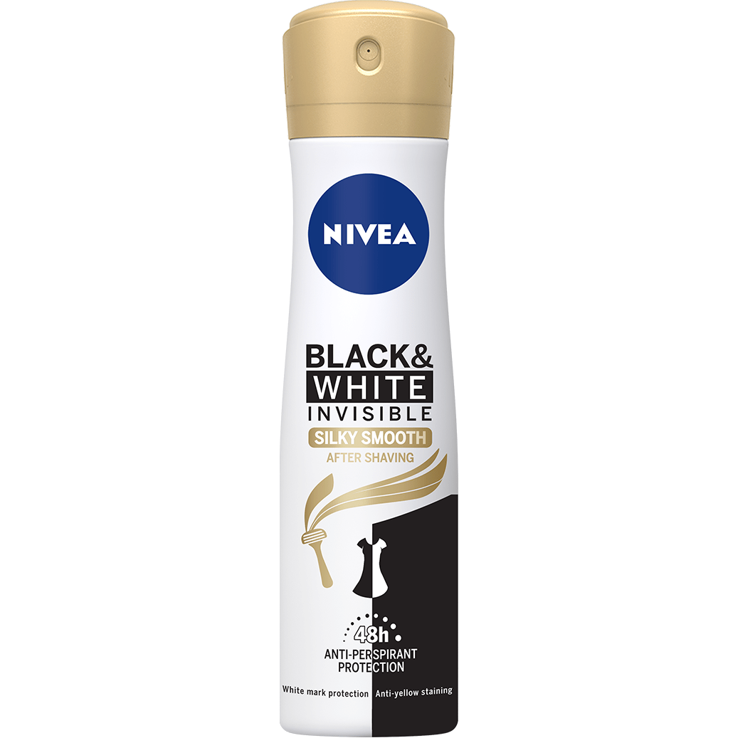 Nivea Black & White Invisible Silky Smooth Antitranspirante 150 ml