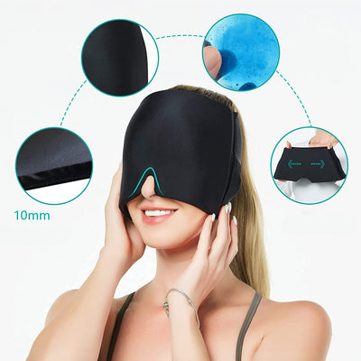 Gel Ice Mask Cold Mask Ice Mask Eye Mask Physical Cooling Physiotherapy Cold Cap - Korvel