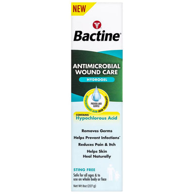 Bactine Hydrogel antimicrobien pour les soins des plaies 8oz