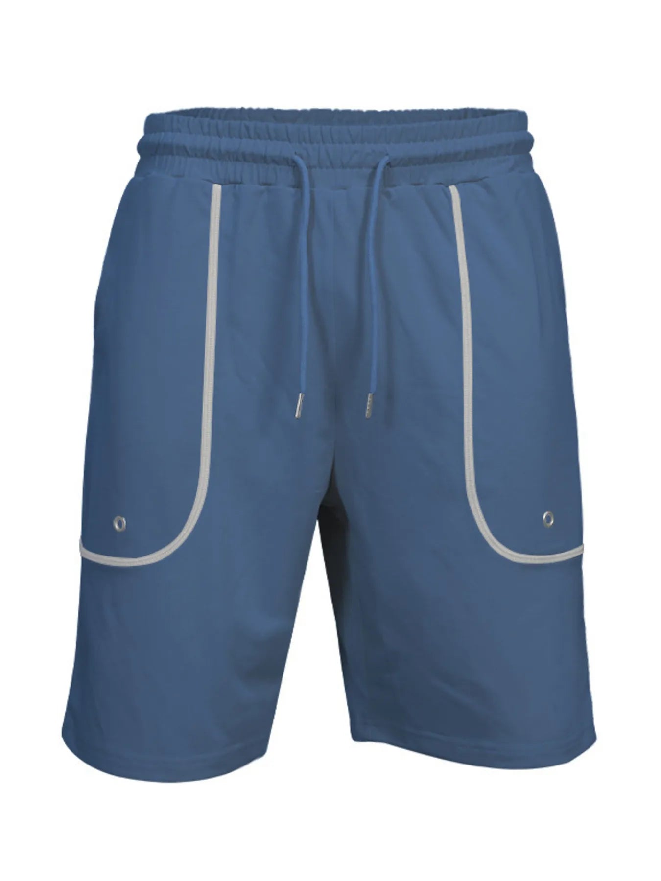 Conjunto de camiseta y pantalones cortos de 2 piezas para hombres cómodo
