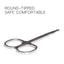 Tondeuse à poils de nez en acier inoxydable premium - 9 cm