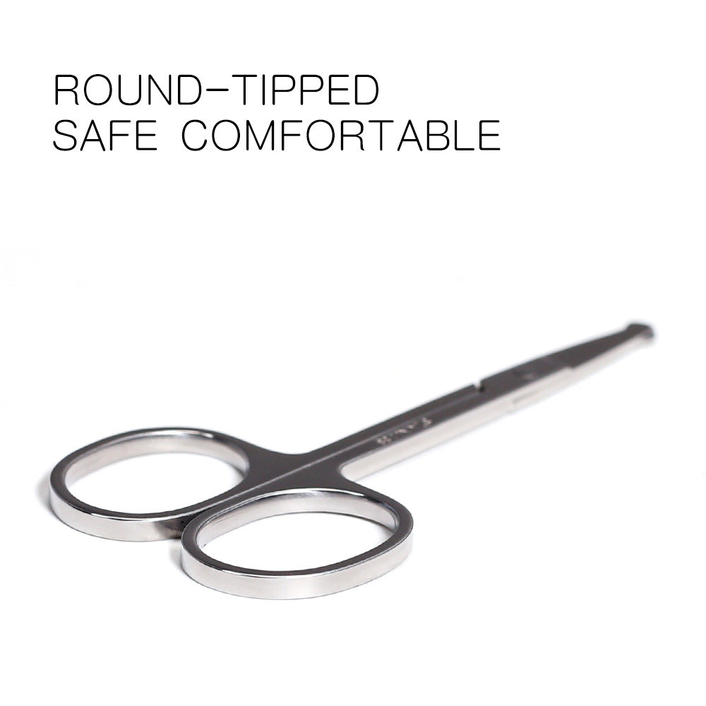 Tondeuse à poils de nez en acier inoxydable premium - 9 cm
