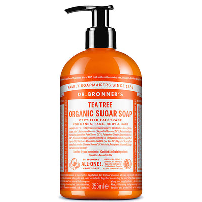 Dr. Bronner's Organic 4-in-1 Pump Soap - Tea Tree 12 Fl Oz