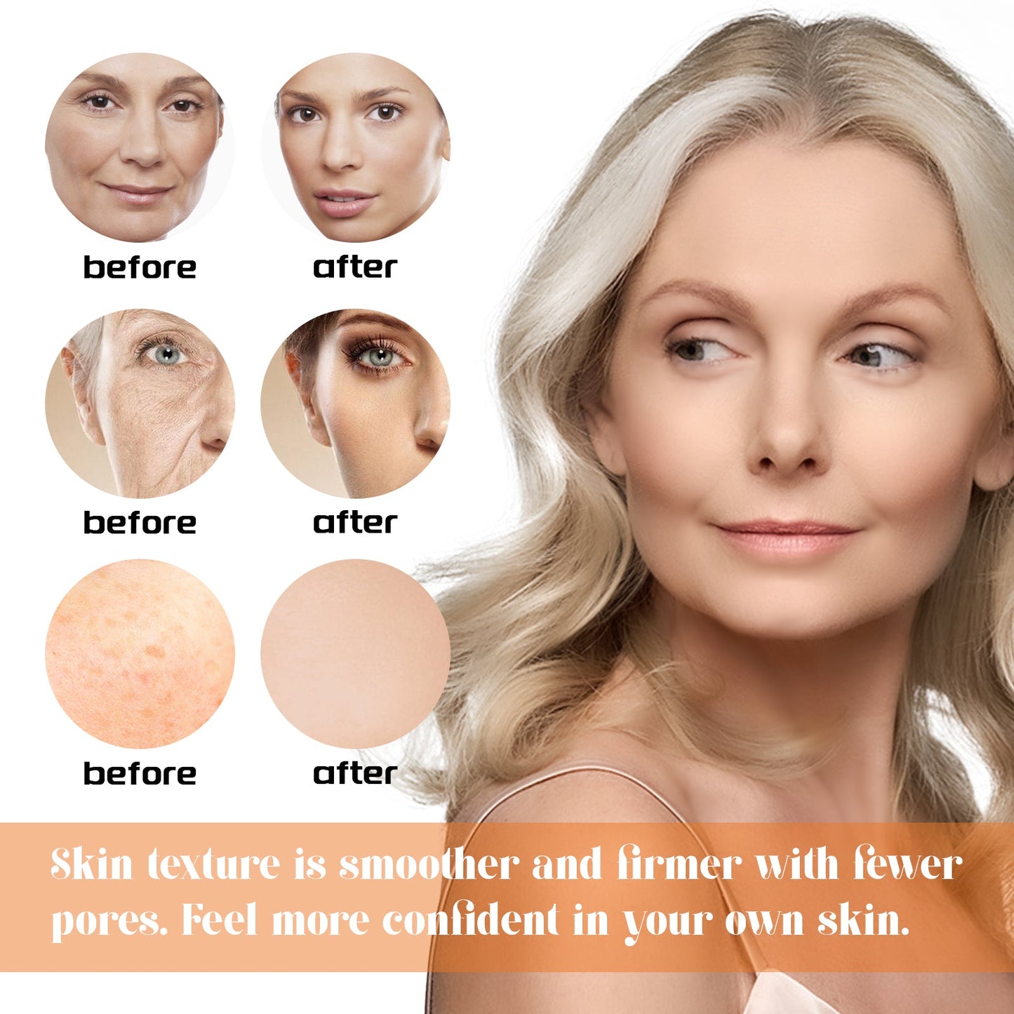 Anti-Aging Whitening Vitamin C Essence, Reduces Facial Fine Lines And Wrinkles, Firming Skin And Hydrating Essence - Korvel