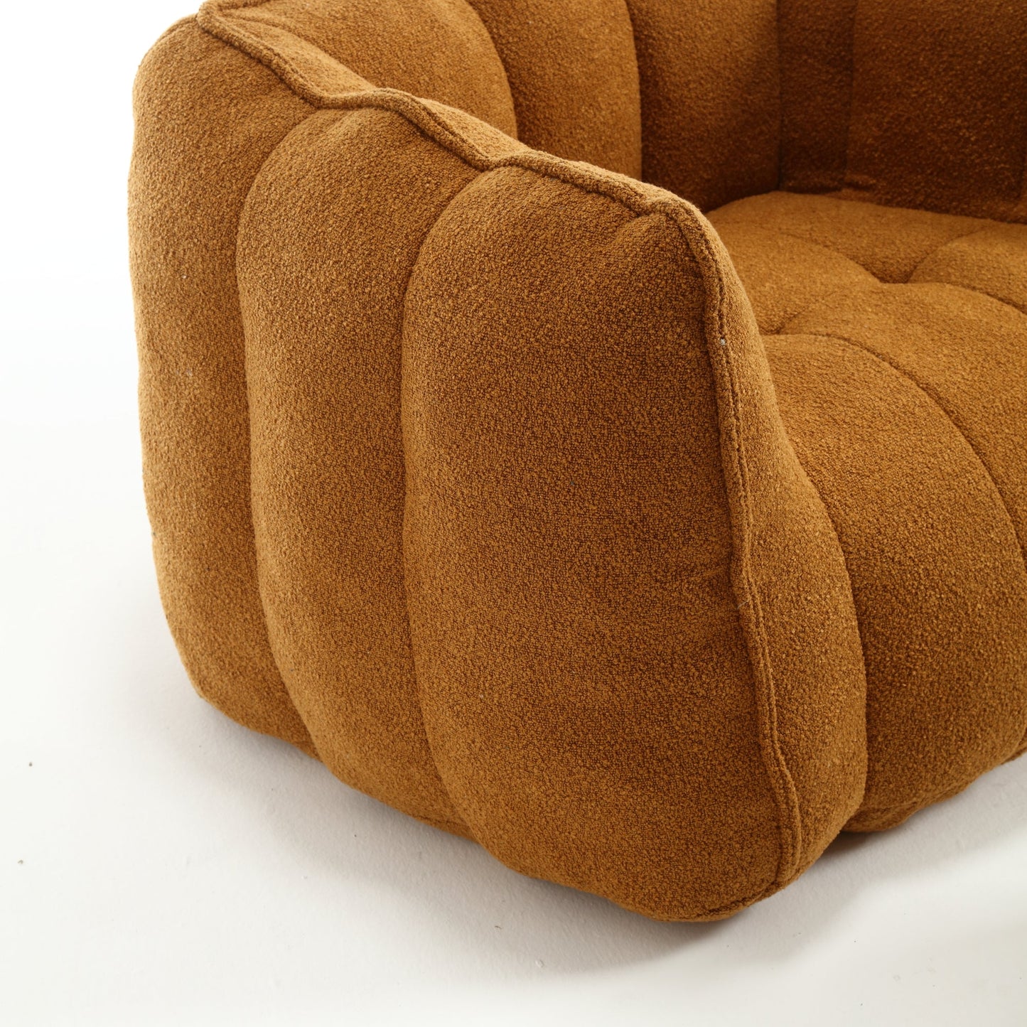 Fauteuil en Bean Bag Doux Premium avec Mousse Haute Résilience pour le Confort