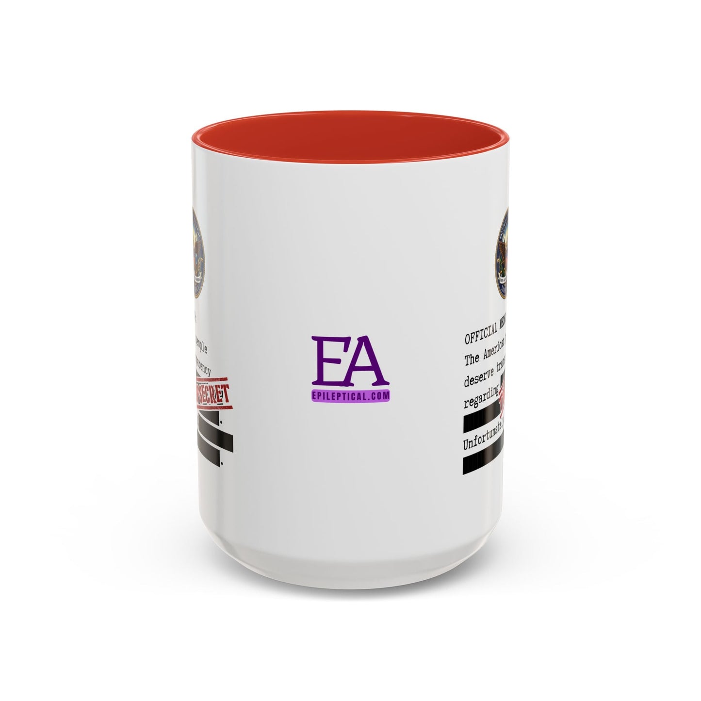 Official Memo Top Secret Coffee Mug – Political Satire
