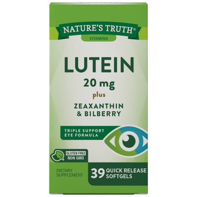 Nature's Truth Lutein 20 Mg with Zeaxanthin & Bilberry