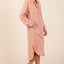 Robe Chemise à Manches Longues Boutonnée pour Femmes - Intemporelle et Polyvalente