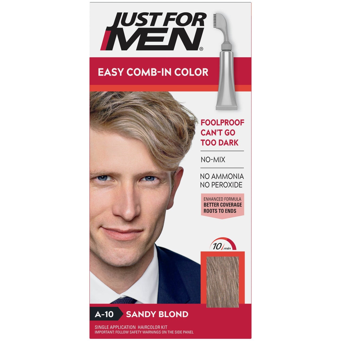 Just For Men Autostop Couleur de Cheveux Infaillible, Blond Sable