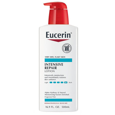 Loción Corporal Eucerin Intensive Repair - 16.9 Fl Oz Botella con Dispensador