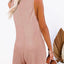 Pocketed Scoop Neck Sleeveless Romper