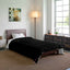 Black Pawprint Path Cat Lover Comforter