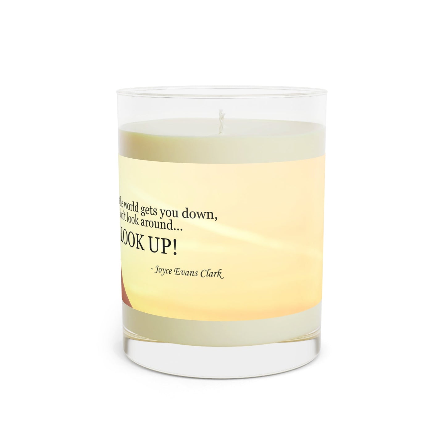 Don't Look Around - Look Up Scented Candle - 11oz Glass