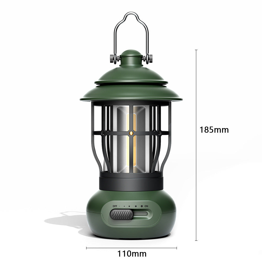 Vintage USB Camping Light for Outdoor Ambience