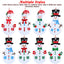 GBruno Felt Christmas Snowman Set